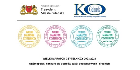 Powiększ grafikę: erminy pisania testów z lektur Wielkiego Maratonu Czytelniczego w październiku 2023 r.