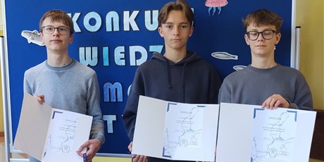 Laureaci Konkursu Wiedzy o Morzu Bałtyckim